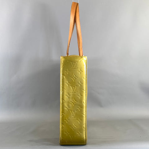 LOUIS VUITTON Yellow Tan LM0051 Monogram Tote Handbag