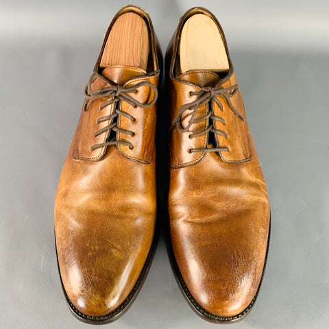 BOGA Size 11.5 Leather Derby Lace-Up Shoes