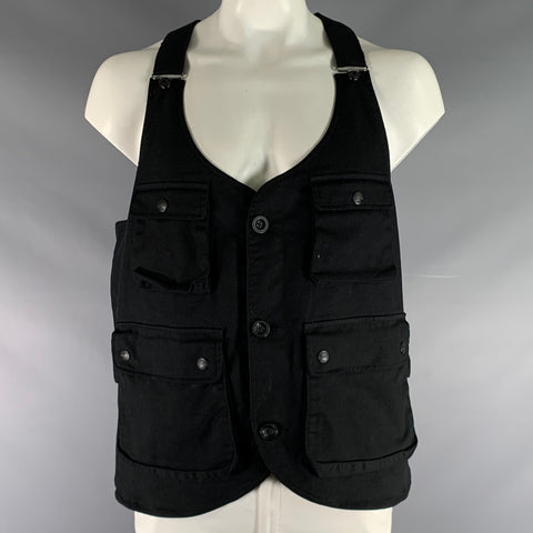 AWESOME LIFE Size 48 Black Vest