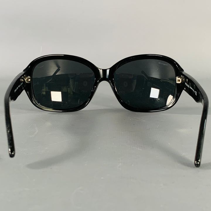 PRADA Black Acetate Square Sunglasses