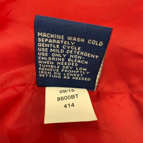 MACKINTOSH Size L Red Polyester Cotton Large Pockets Jacket