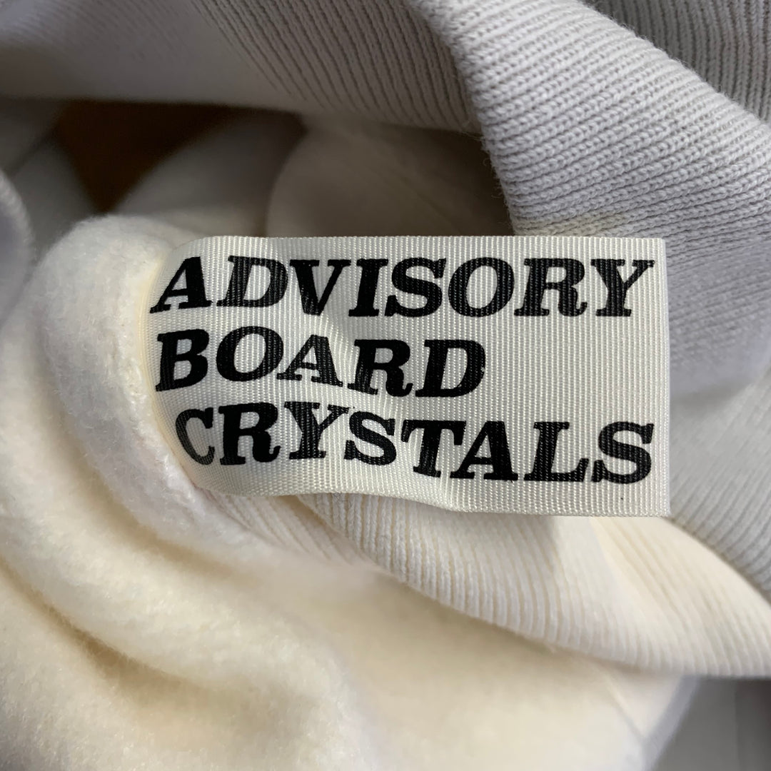 ADVISORY BOARD CRYSTALS Size M FW23 Cream Multi Color Cotton Blend Casual Top