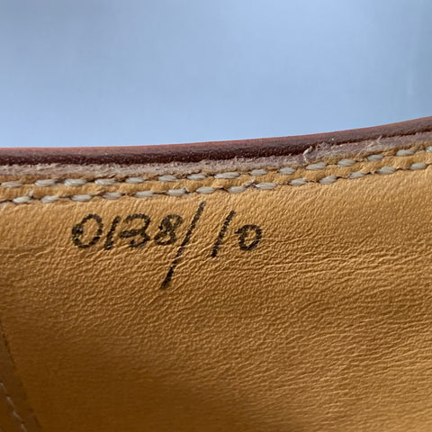 STEFANOBI Size 10 Brown Leather Double Monk Strap Loafers