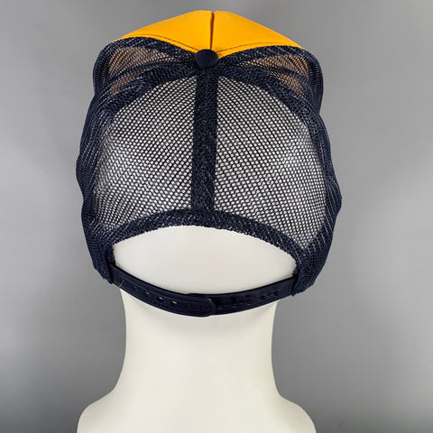 KAPITAL Navy Mustard Print Hats
