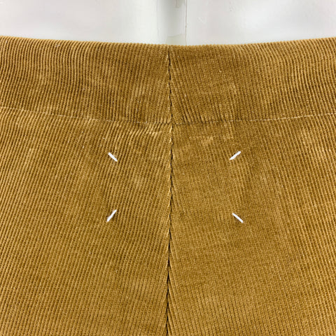 MAISON MARGIELA Size 38 Brown Corduroy Cotton Flat Front Casual Pants