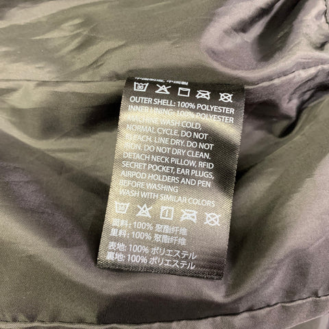 BAUBAX Size L -Airport Jacket- Black Polyester Windbreaker