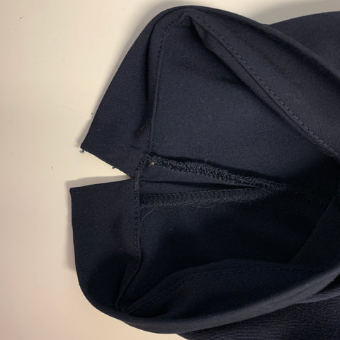 MANUAL ALPHABET Size S Navy Polyester Blend Athletic Dress Pants