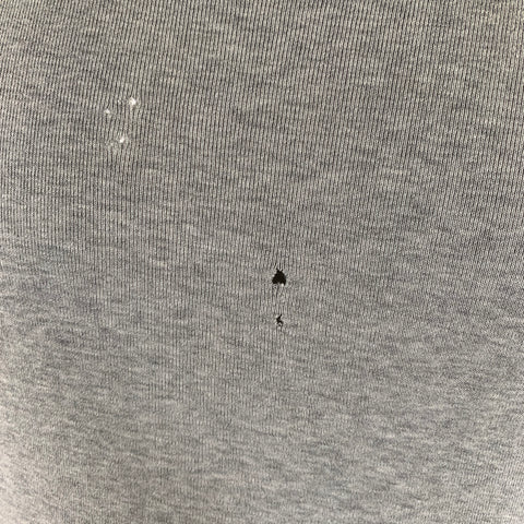 COMME des GARCONS SHIRT Size L Grey Heather Cotton Scoop Neck T Shirt