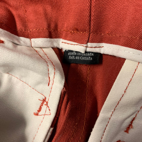 WINGS + HORNS Size 34 Red Cotton Chino Casual Pants