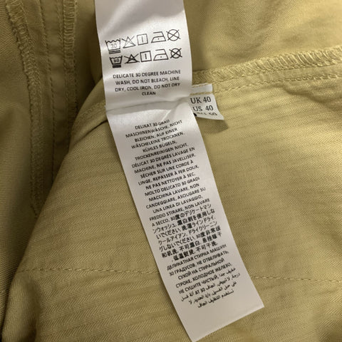 JW ANDERSON Size 40 Khaki Cotton Belted Casual Pants