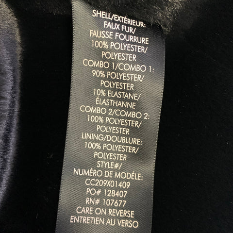 ALICE + OLIVIA Size M Silver Black Polyester Elastane Quilted Jacket