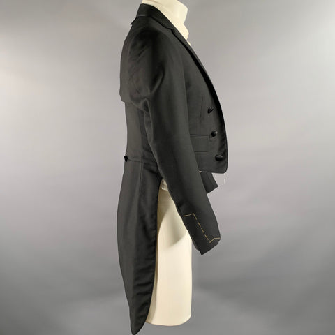 BLACK FLEECE X THOM BROWN  Size 36 Black Tailcoat Blazer