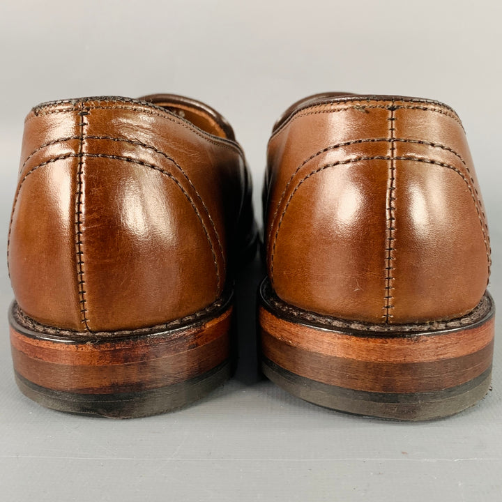 ALLEN EDMONDS Size 7 Randolph Brown Leather Penny Loafers