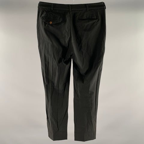 COMME des GARCONS Size 32 Black Polyester Tapered Pants
