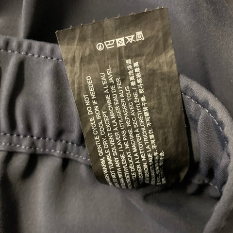 THEORY Size 30 Navy Solid Polyamide Elastane Pintuck Casual Pants