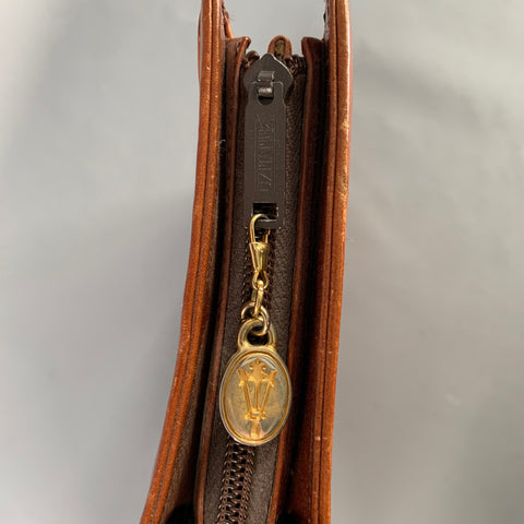 Mallette VINTAGE en cuir marron