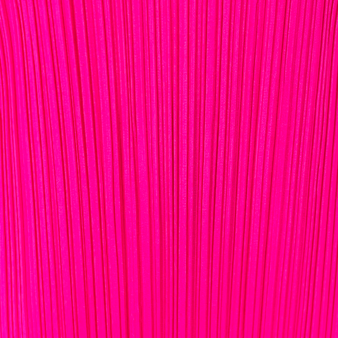 ISSEY MIYAKE PLEATS PLEASE Size L Fuchsia Pink Polyester Pleated Shift Dress