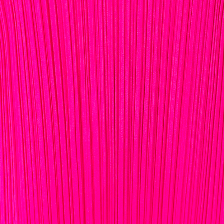 ISSEY MIYAKE PLEATS PLEASE Size L Fuchsia Pink Polyester Pleated Shift Dress