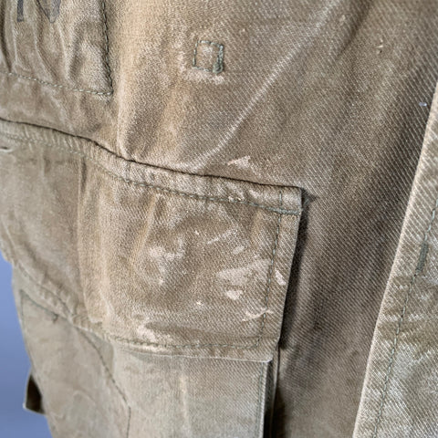 PRPS Size M Green Olive Wash Cotton Military Jacket