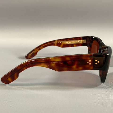JACQUES MARIE MAGE Brown Tortoiseshell  Sunglasses