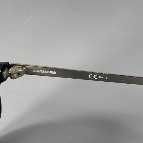CARRERA Black Silver Acetate Metal Sunglasses