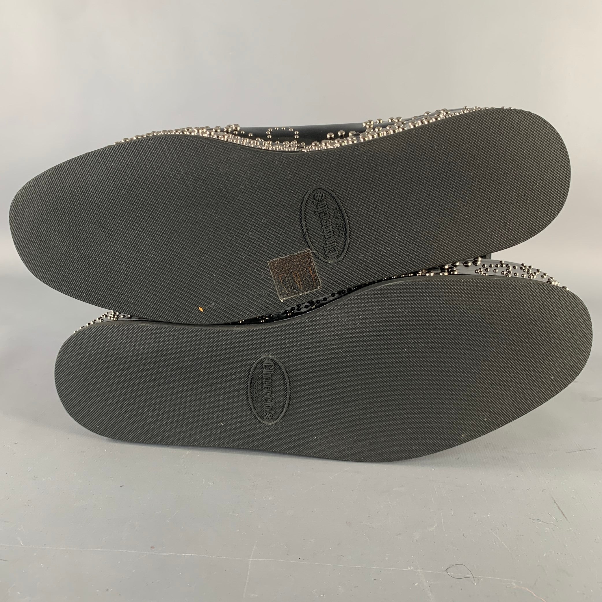 NOIR KEI NINOMIYA x CHURCH'S Size 8.5 Shannon 22 Black Floral