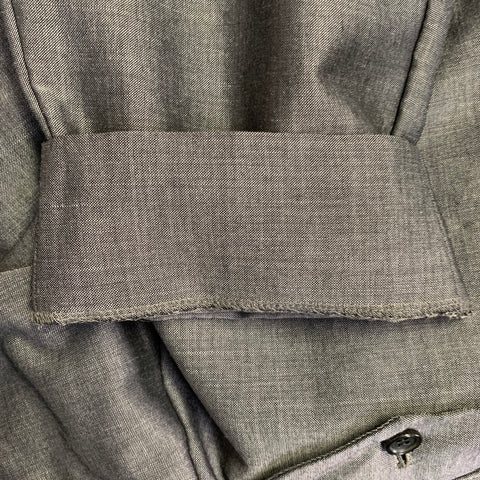 COMME des GARCONS HOMME DEUX Size M Grey Charcoal Mohair Wool Casual Pants