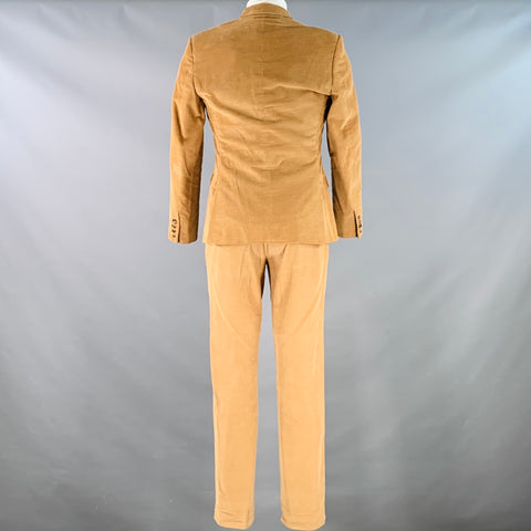 BAND OF OUTSIDERS Size S Tan Corduroy Cotton Notch Lapel Suit