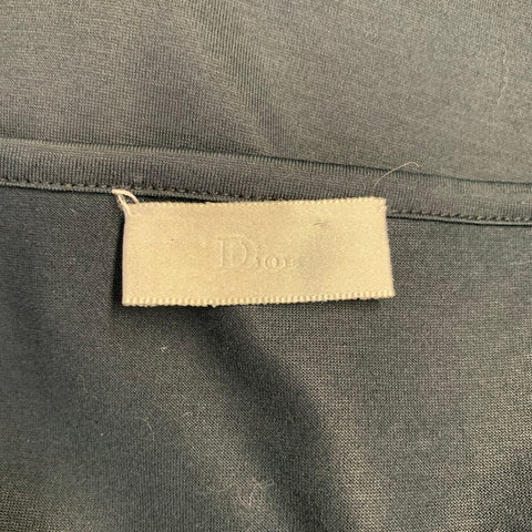 DIOR HOMME Size M Black Cotton Pleated Sleeveless Tank Top