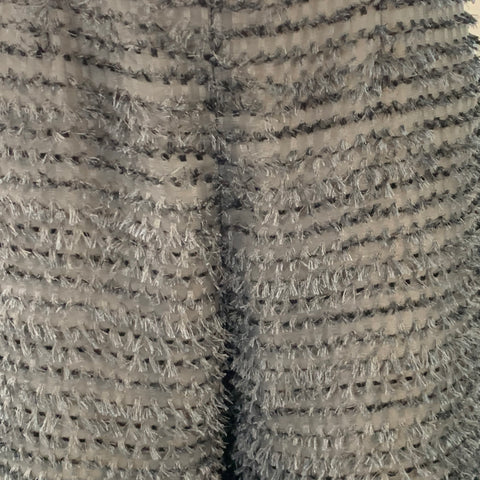 GIORGIO ARMANI Size XS Black Polyester Fringe Wide Leg Dress Pants