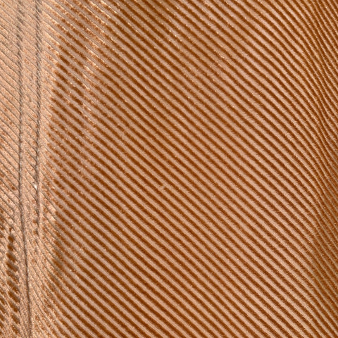 SIES MARJAN Size 4 Tan Viscose Silk Velvet Diagonal Stripe One Pocket Shirt