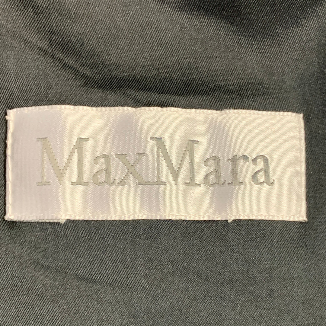 MAX MARA Size 6 Navy Triacetate Blend Notch Lapel Jacket Blazer