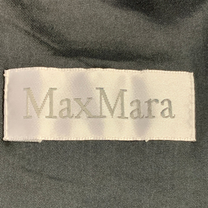 MAX MARA Size 6 Navy Triacetate Blend Notch Lapel Jacket Blazer