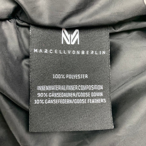 MARCELL VON BERLIN Size 4 Black White Polyester Animal Cropped Jacket