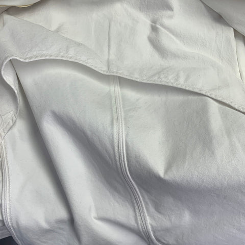 D&G by DOLCE & GABBANA Size 38 White Cotton Peak Lapel Jacket