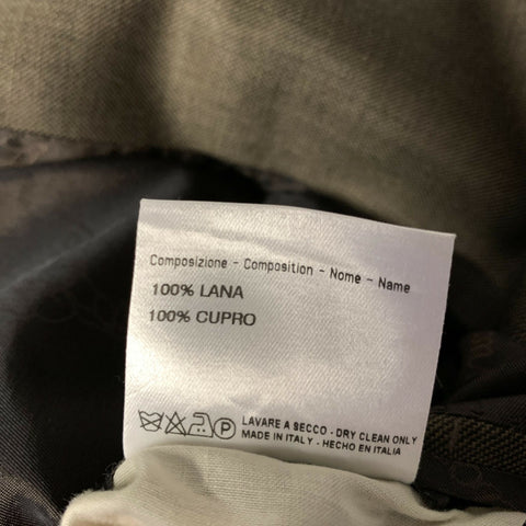 BRIONI Chest Size 46 Brown Wool Notch Lapel 39 30 Suit