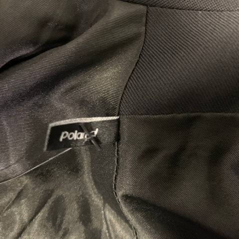 THE KOOPLES Chest Size 40 Black Embroidery Wool Elastane Notch Lapel Sport Coat