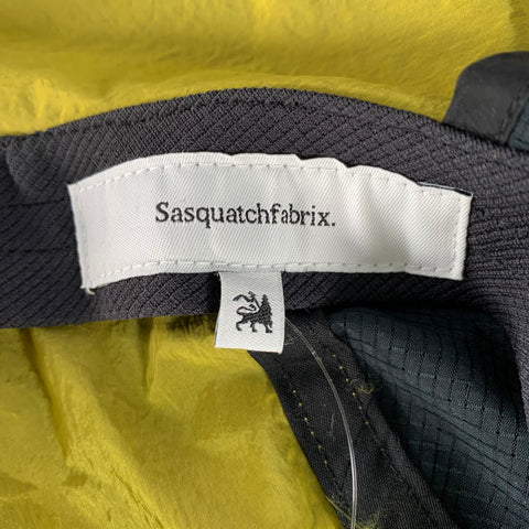 SASQUATCHfabrix Size M Olive Black Color Block Nylon Hat