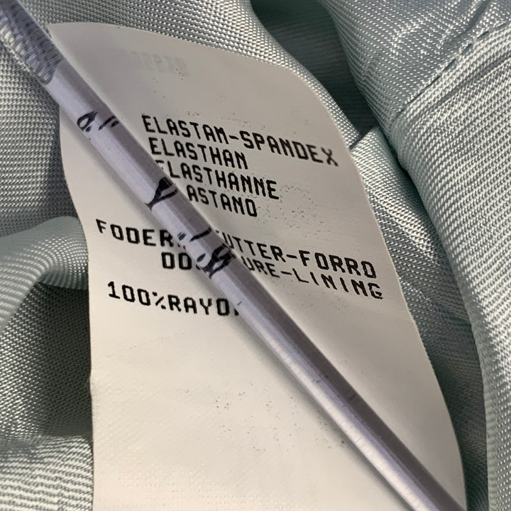 FUTURE OZBEK Size 4 Navy Polyamide Blend Single Breasted Blazer Mini Skirt Set