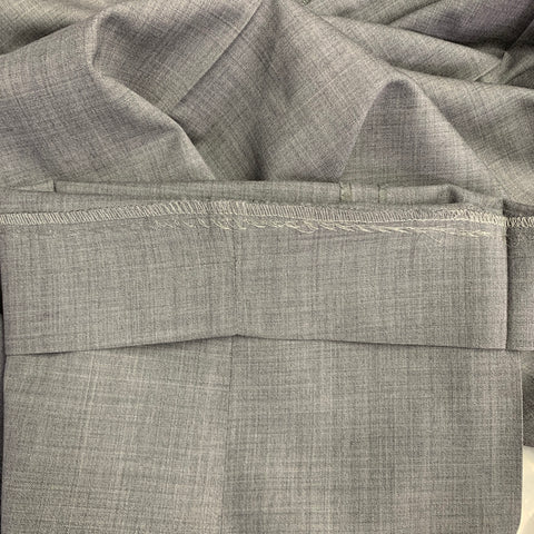 VERSACE Vintage Size 42 Grey Wool Notch Lapel Suit