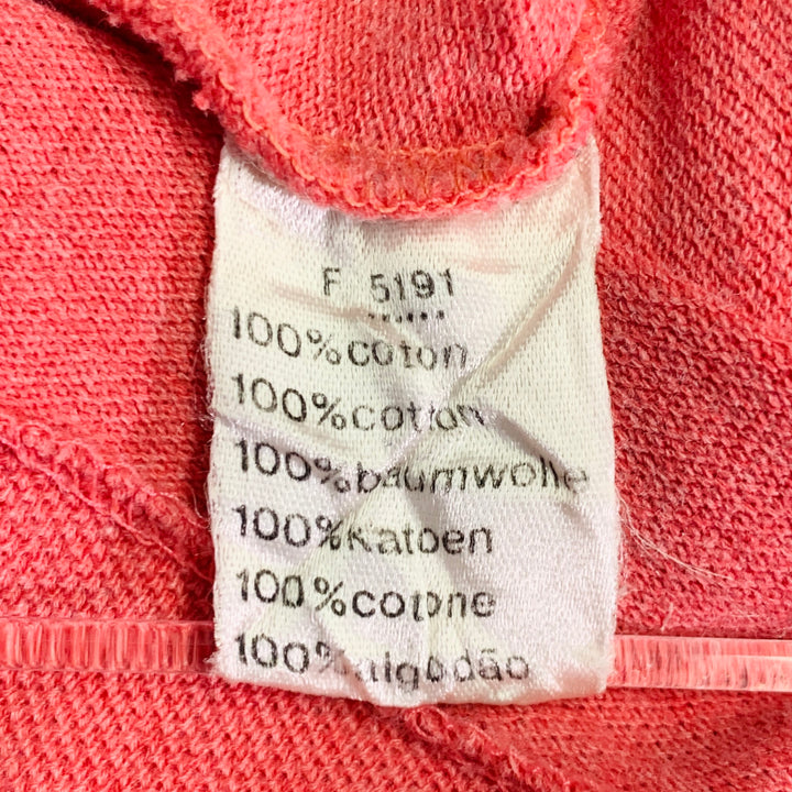 LACOSTE Size XL Red Coral Cotton Short Sleeve Polo