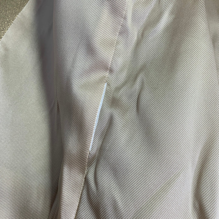 EMPORIO ARMANI Size M Gold Metallic Notch Lapel Pantsuit