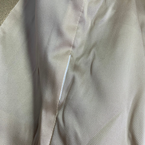 EMPORIO ARMANI Size M Gold Metallic Notch Lapel Pantsuit