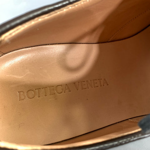 BOTTEGA VENETA Size 8 Brown Leather Lace Up Lace Up Shoes