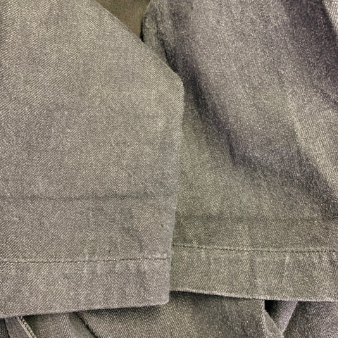 ISSEY MIYAKE Size XL Grey Black Ombre Cotton Denim Chore Jacket