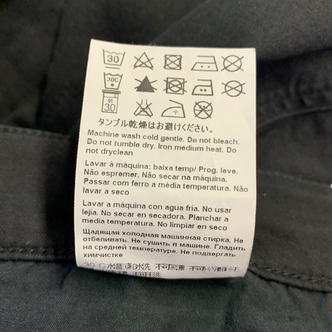 ESCADA Size 12 Black Cotton Blend 5 Pocket Jeans
