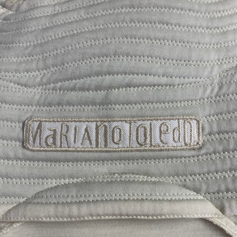 MARIANO TOLEDO One Size Cream Draped Belted Vest