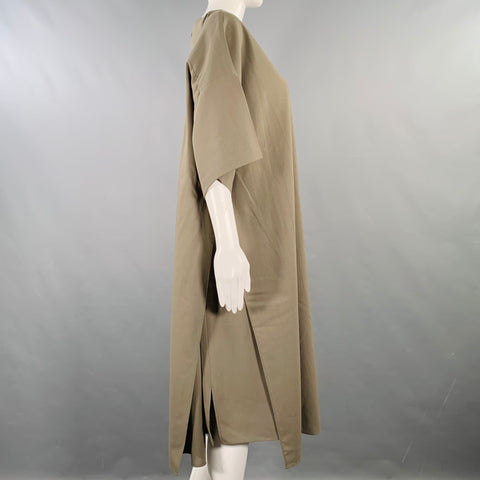 YANTOR SS20 Size M Grey Short Sleeve Midi Dress