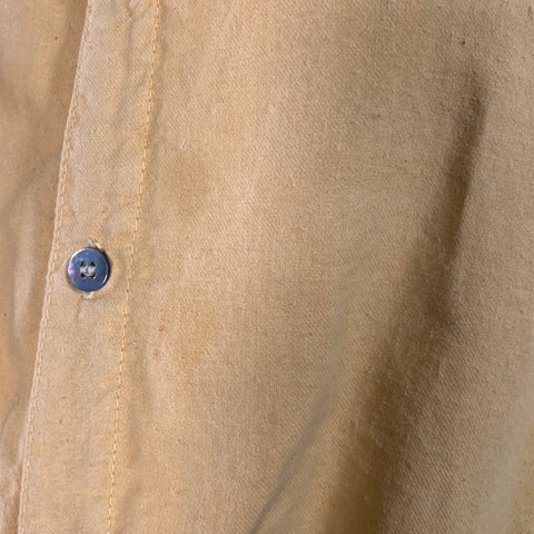 TENDER CO. Size L Yellow Cotton Buttoned Jacket