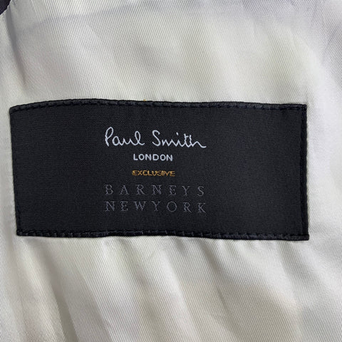 PAUL SMITH Size 40 Navy Black Wool Mohair Tuxedo
